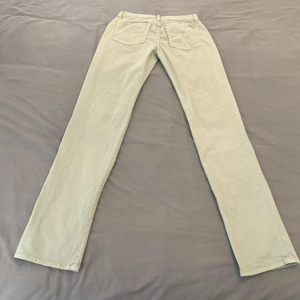 Joe's Brixton Jeans Mens 30x33 Sage Green‎ Light Wash Slim Straight Denim Pants